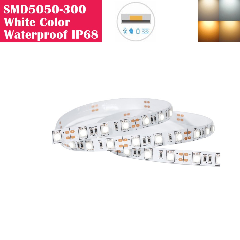 5 Meters SMD5050 Waterproof IP68 300LEDs Flexible LED Strip Lights